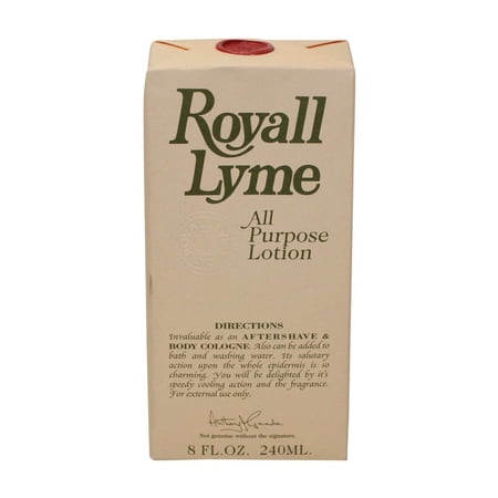 Royall Lyme All Purpose Lotion Eau De Toilette 8.0 oz for Men