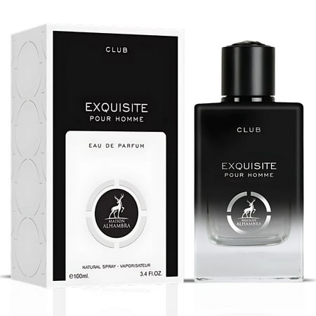 Lattafa Maison Alhambra Exquisite Club Pour Homme Eau De Parfum 3.4 oz for Men