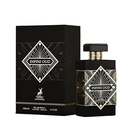 Lattafa Maison Alhambra Infini Oud Eau De Parfum 3.4 oz for Unisex