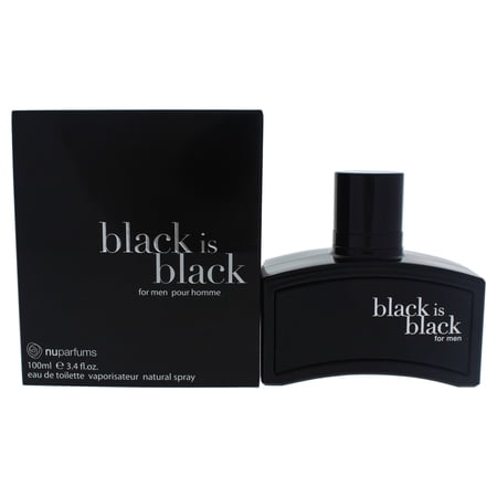 Black Is Black Eau de Toilette 3.4 oz for Men