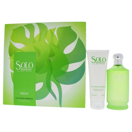 Luciano Soprani Solo Soprani Green 3.4 oz Eau de Toilette for Women 2PC Set 3.4 oz Eau de Toilette, 3.4 oz SG