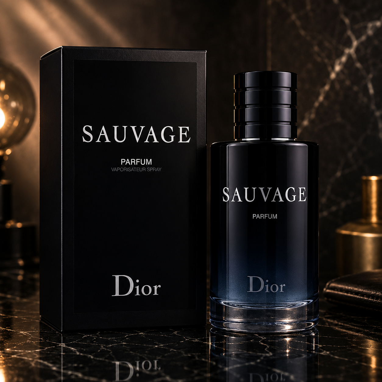 Dior Sauvage Parfum Refillable Spray 3.4 oz for Men