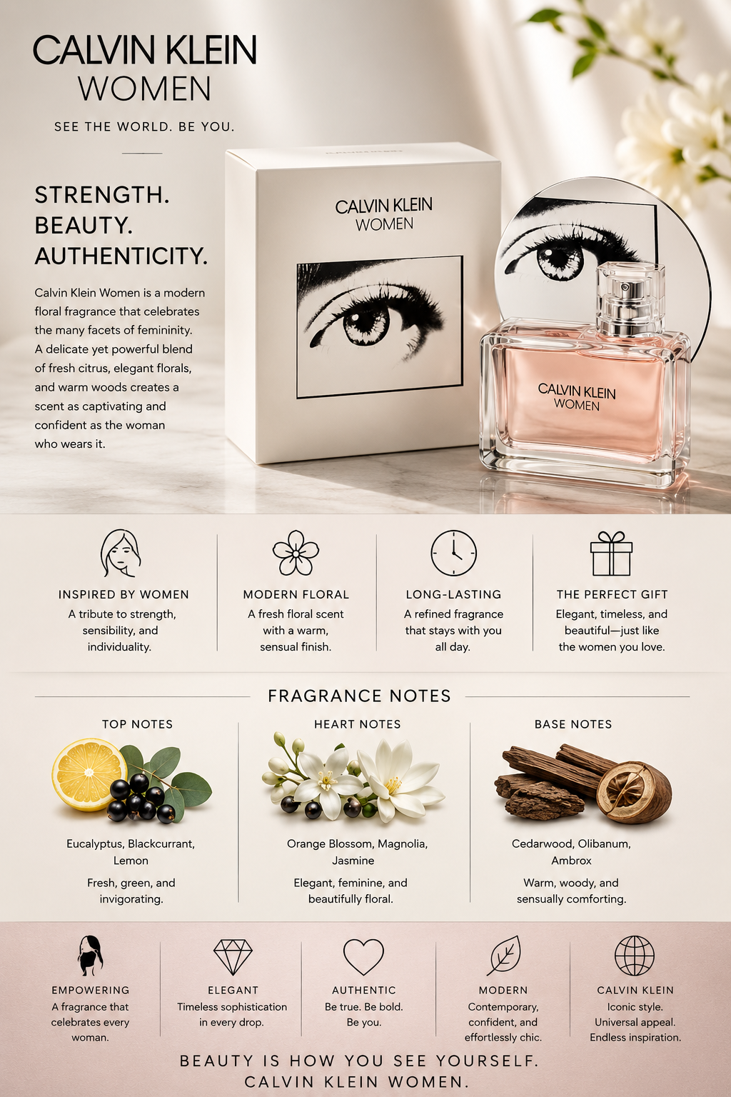 Ck Women Eau De Parfum 3.4 oz for Women