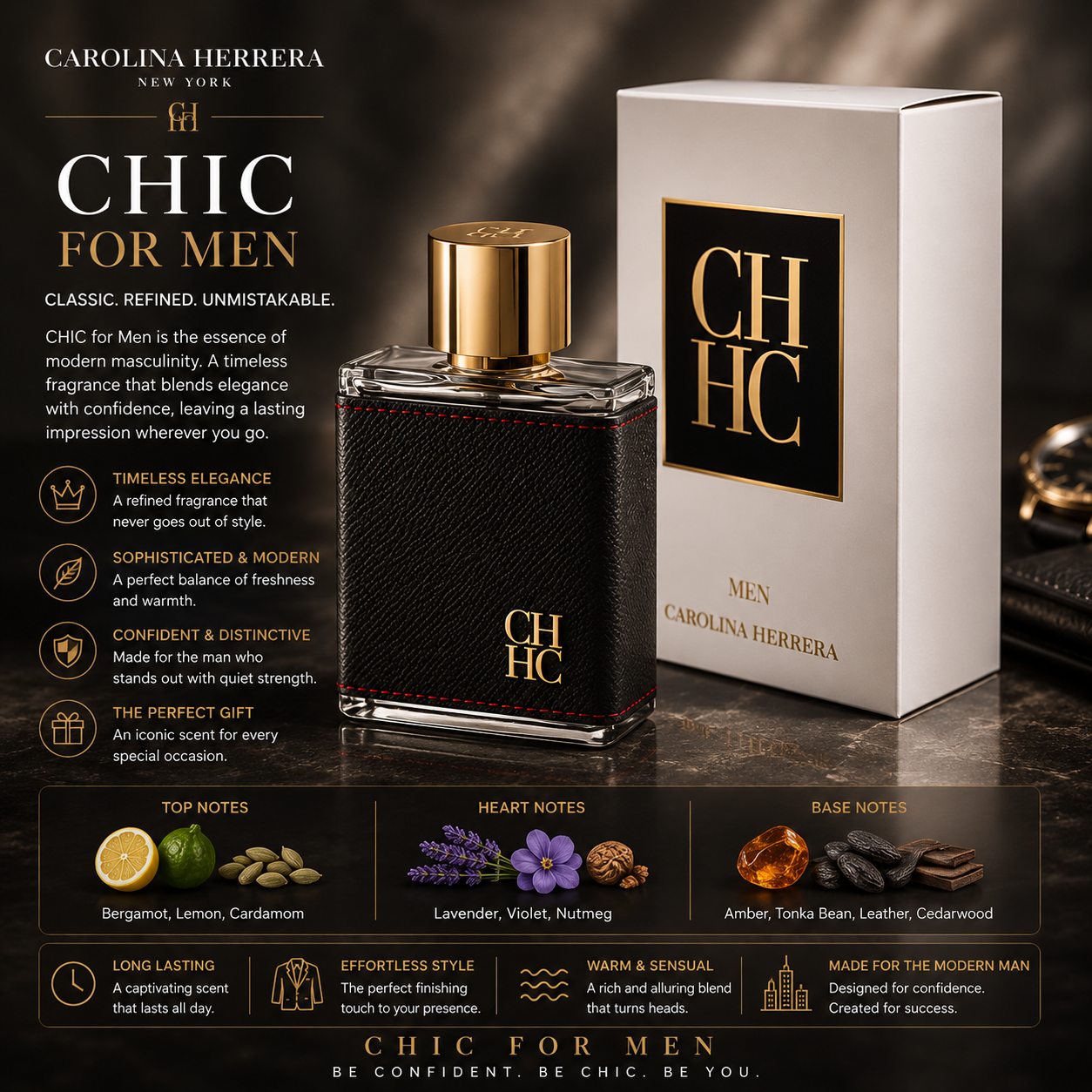 Carolina Herrera CH (Eau de Toilette 1.7 oz) for Men