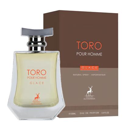 Lattafa Maison Alhambra Toro Pour Homme Glace Eau De Parfum 3.4 oz for Men