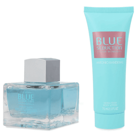 Antonio Banderas Blue Seduction Eau De Toilette 2.7 oz 2 Pc Set 2.7 Eau De Toilette Spr + 2.5 Bl for Women