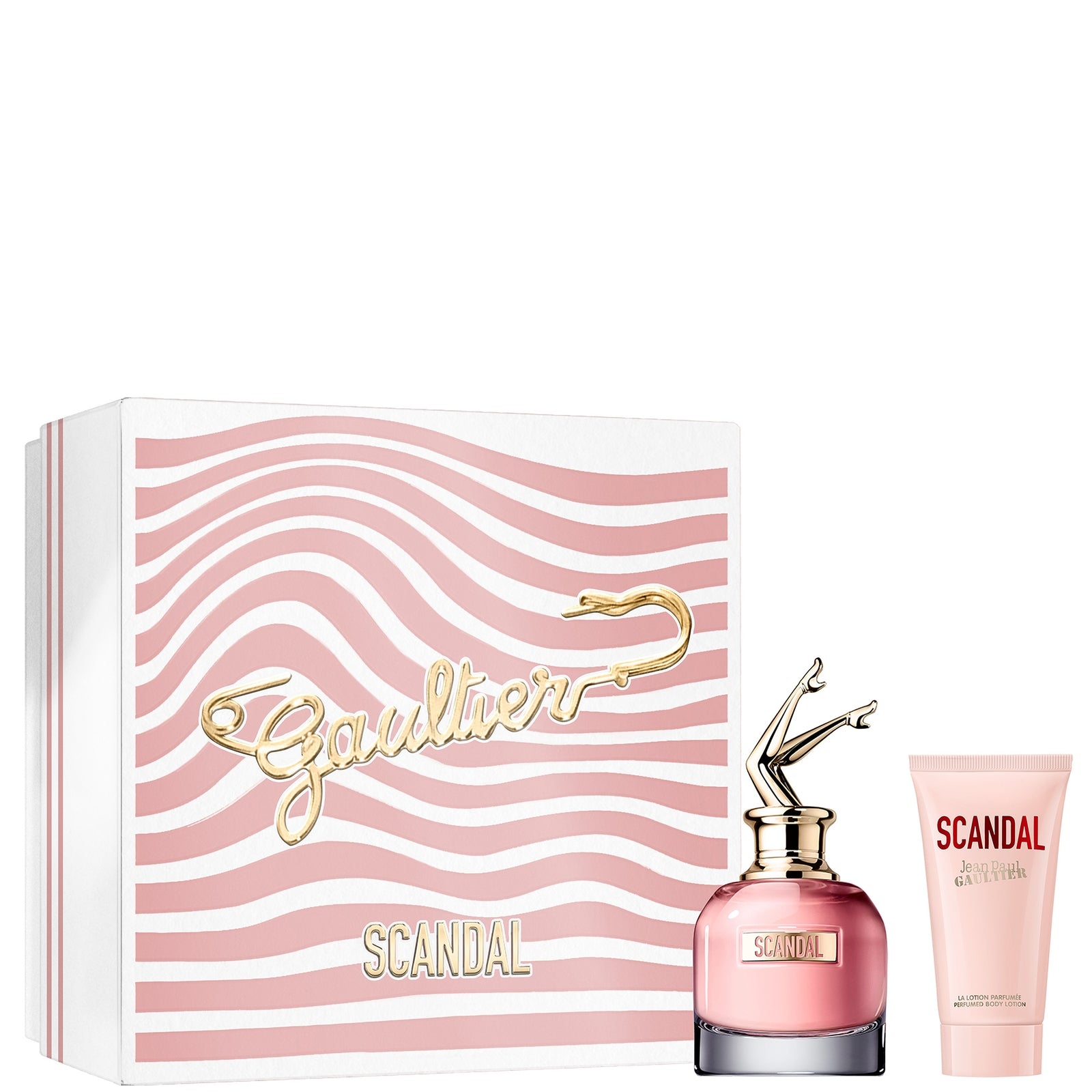 Jean Paul Gaultier Scandal Eau De Parfum 1.7 oz 2 Pc Gift Set 1.7 Eau De Parfum Spr + 2.5 Perfumed Bl for Women