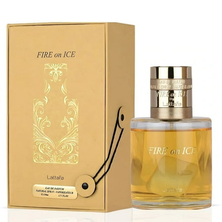 Lattafa Fire On Ice Eau De Parfum 3.71 oz  Spr for Unisex