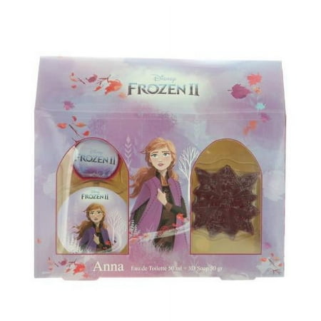 Disney Frozen Ii Anna Eau De Toilette 1.7 oz 2 Pc Gift Set 1.7 Eau De Toilette Spray + 3d Soap 50g for Women