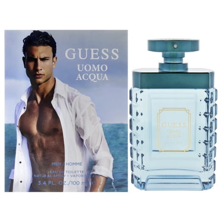 Guess Uomo Acqua Eau de Toilette 3.4 oz for Men