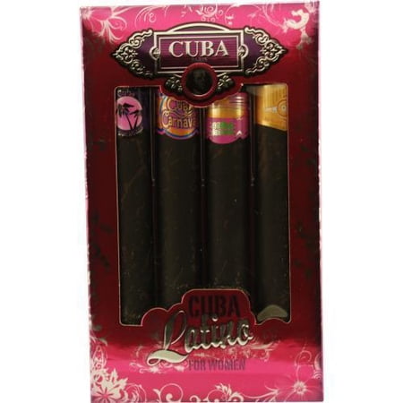 Cuba Latina Gift Set Cactus Maya Carnaval Copacabana Eau de Toilette 1.17 oz for Women
