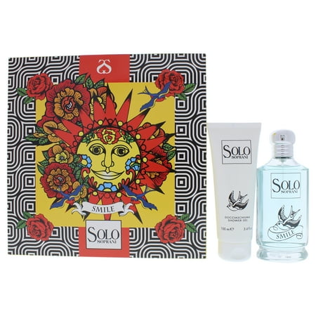 Luciano Soprani Solo Smile 3.4 oz Eau de Toilette for Women 2PC Set 3.4 oz Eau de Toilette Spray, 3.4 oz S/Gel