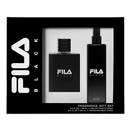 Fila Black Gift Set Eau de Parfum 3.4 oz for Women Includes 3.4 oz Body, 8.4 oz Lotion