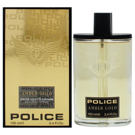 Police Amber Gold Eau de Toilette 3.4 oz for Men