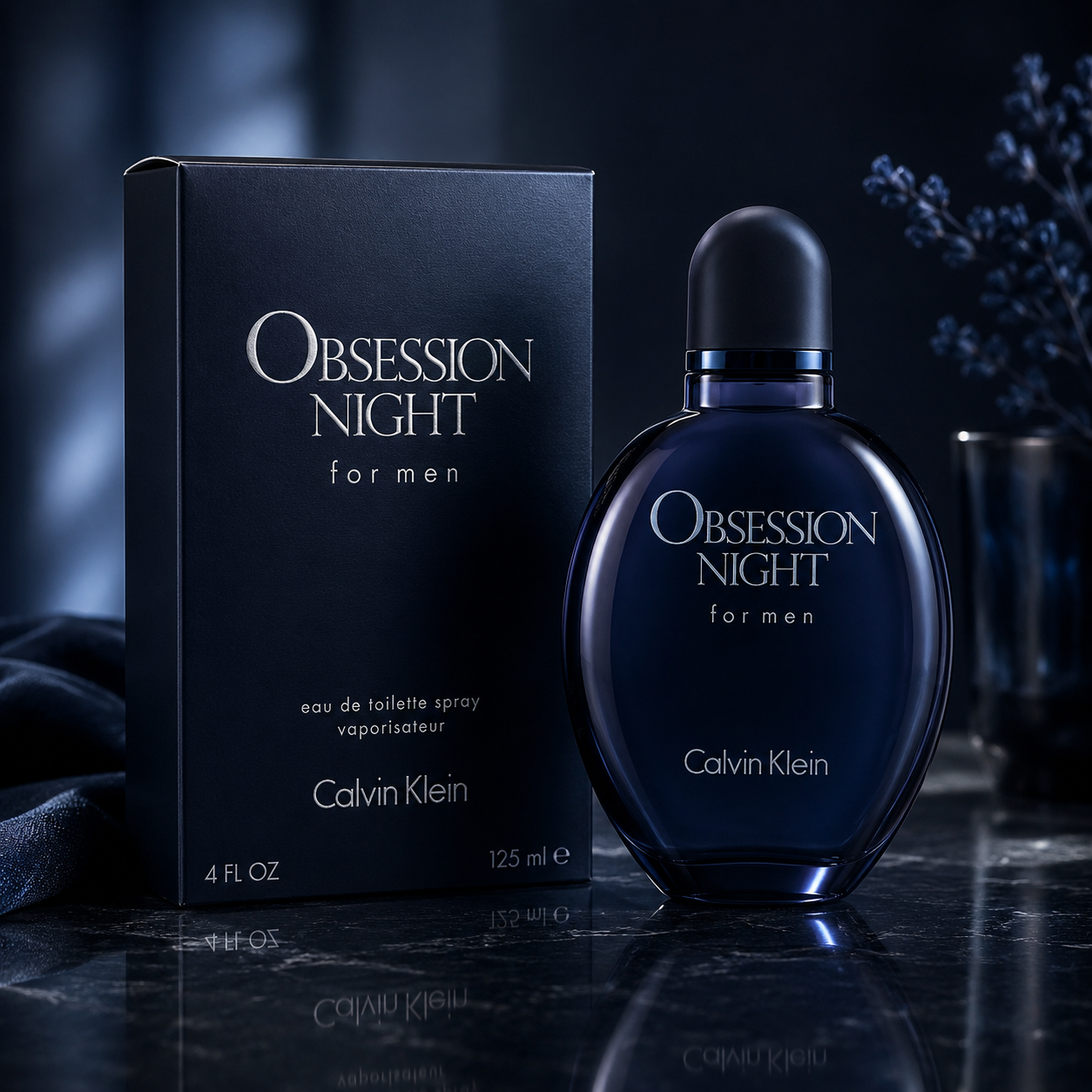 Calvin Klein Obsession Night Eau de Toilette 4.2 oz for Men