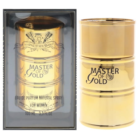 New Brand Master of Gold Eau de Parfum 3.3 oz for Women