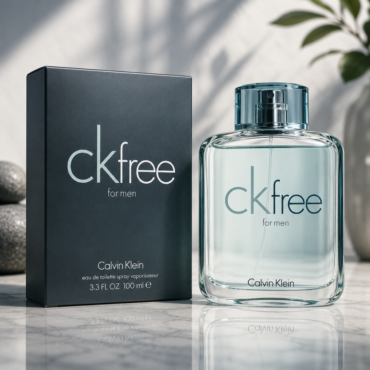 Calvin Klein Ck Free Eau de Toilette 3.4 oz for Men
