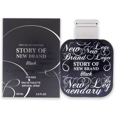 New Brand Black Eau de Toilette 3.3 oz for Men