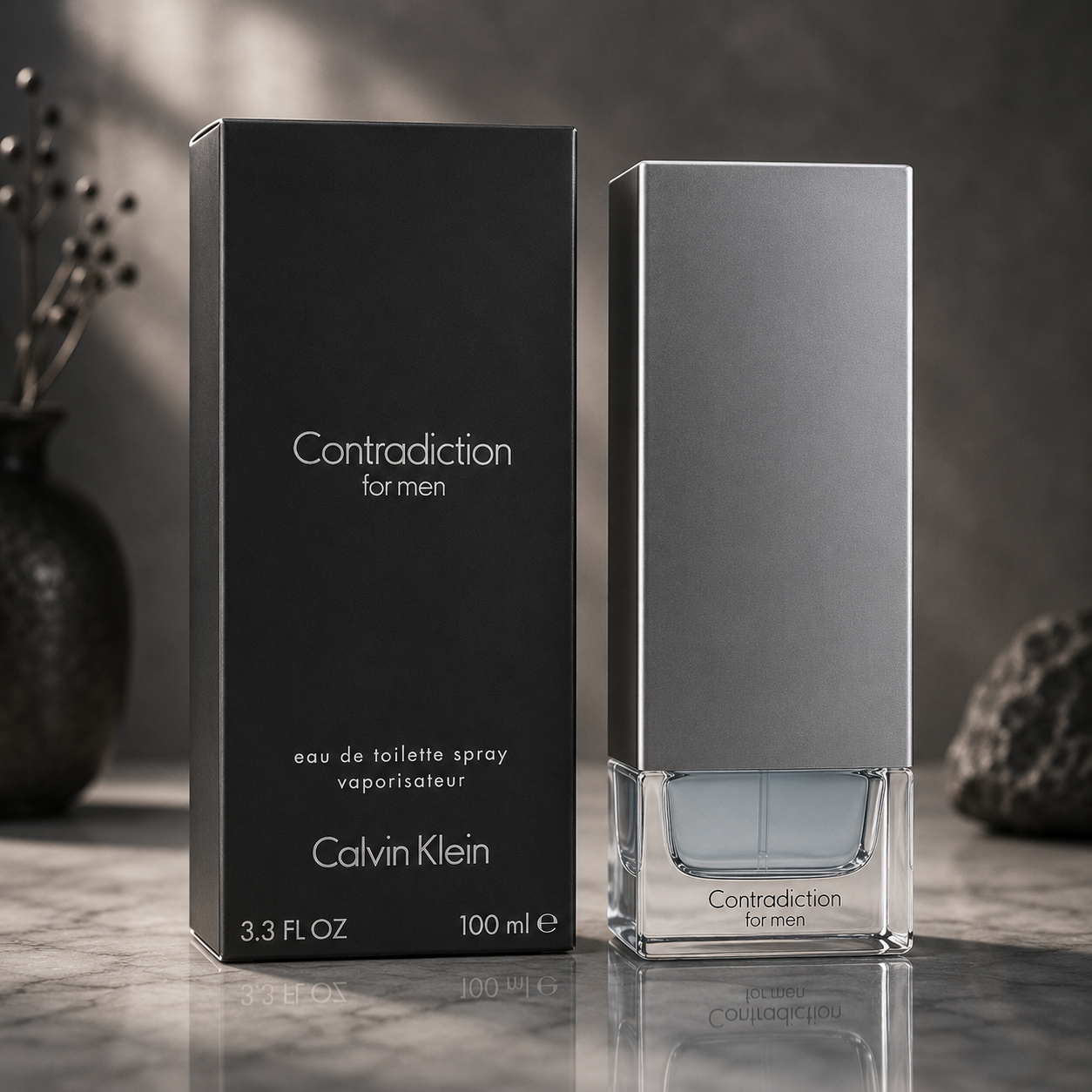 Calvin Klein Contradiction Eau de Toilette 3.4 oz for Men