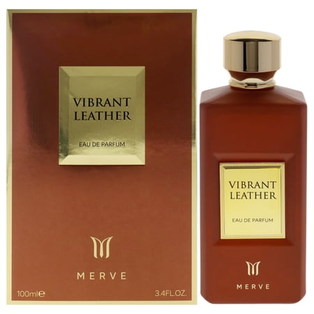 Merve Vibrant Leather Eau de Parfum 3.4 oz for Men