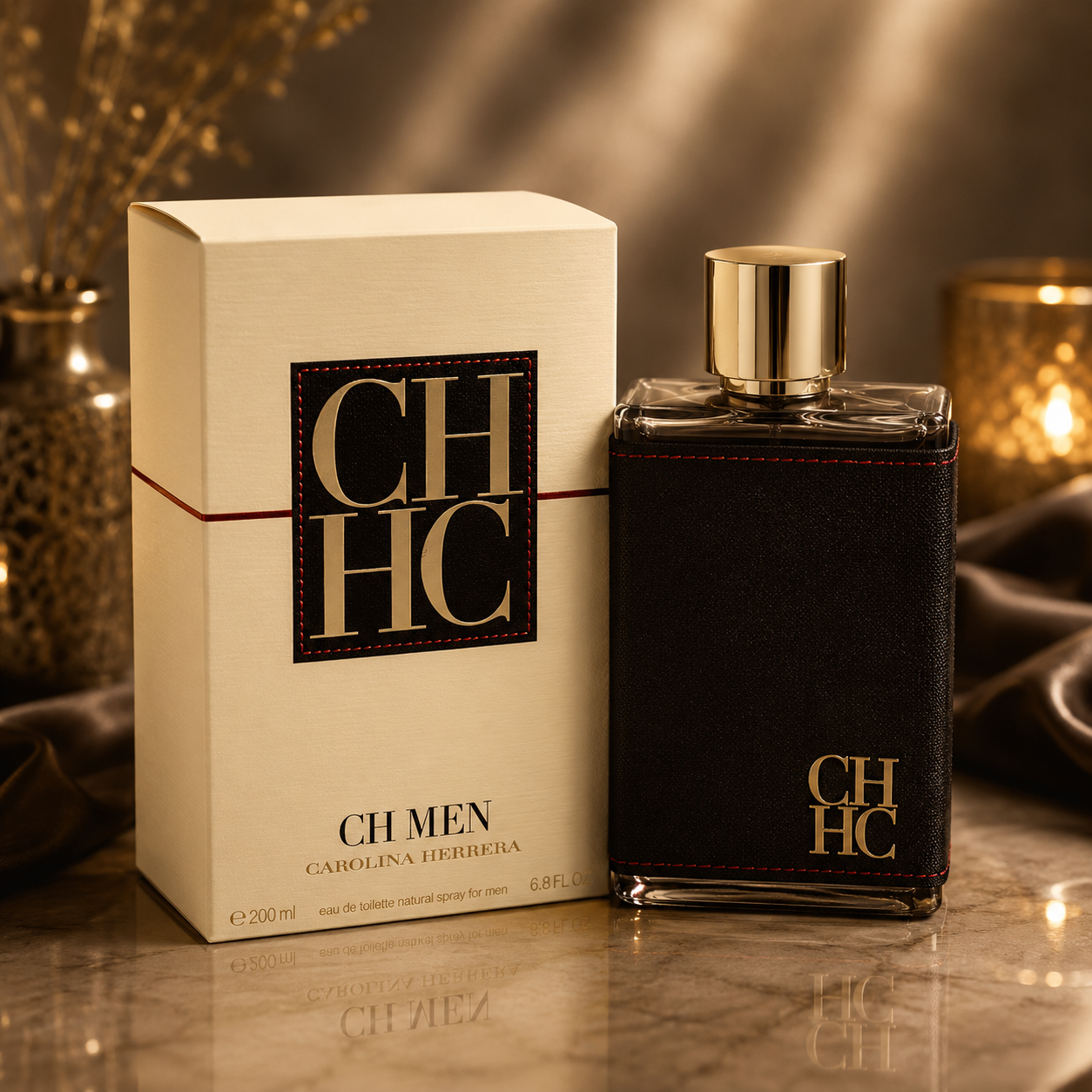 Carolina Herrera Ch Eau De Toilette 6.7 oz for Men