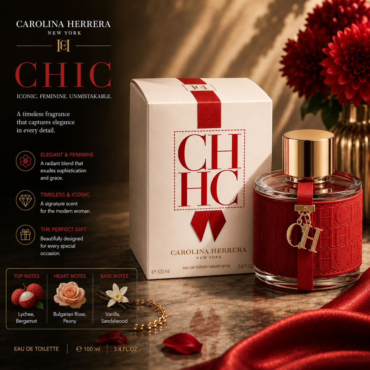 Carolina Herrera CH Eau De Toilette Spray for Women