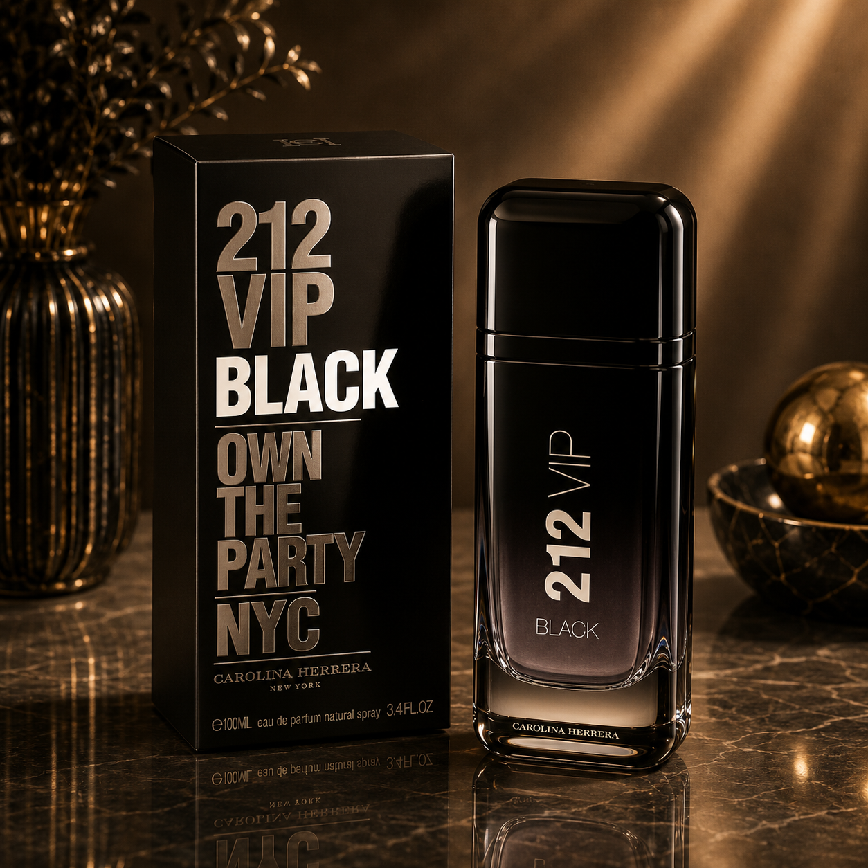 Carolina Herrera 212 VIP Black 100 ml Eau de Parfum Spray for Men