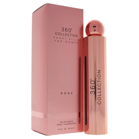 Perry Ellis 360 Collection Rose Eau de Parfum 3.4 oz for Women
