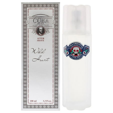 Cuba Wild Heart After Shave Eau de Cologne 3.4 oz for Men
