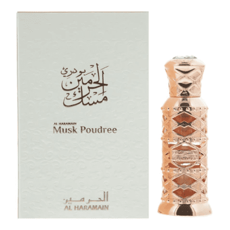 Al Haramain Musk Poudree Concentrated Perfume Oil 12 ml for Unisex