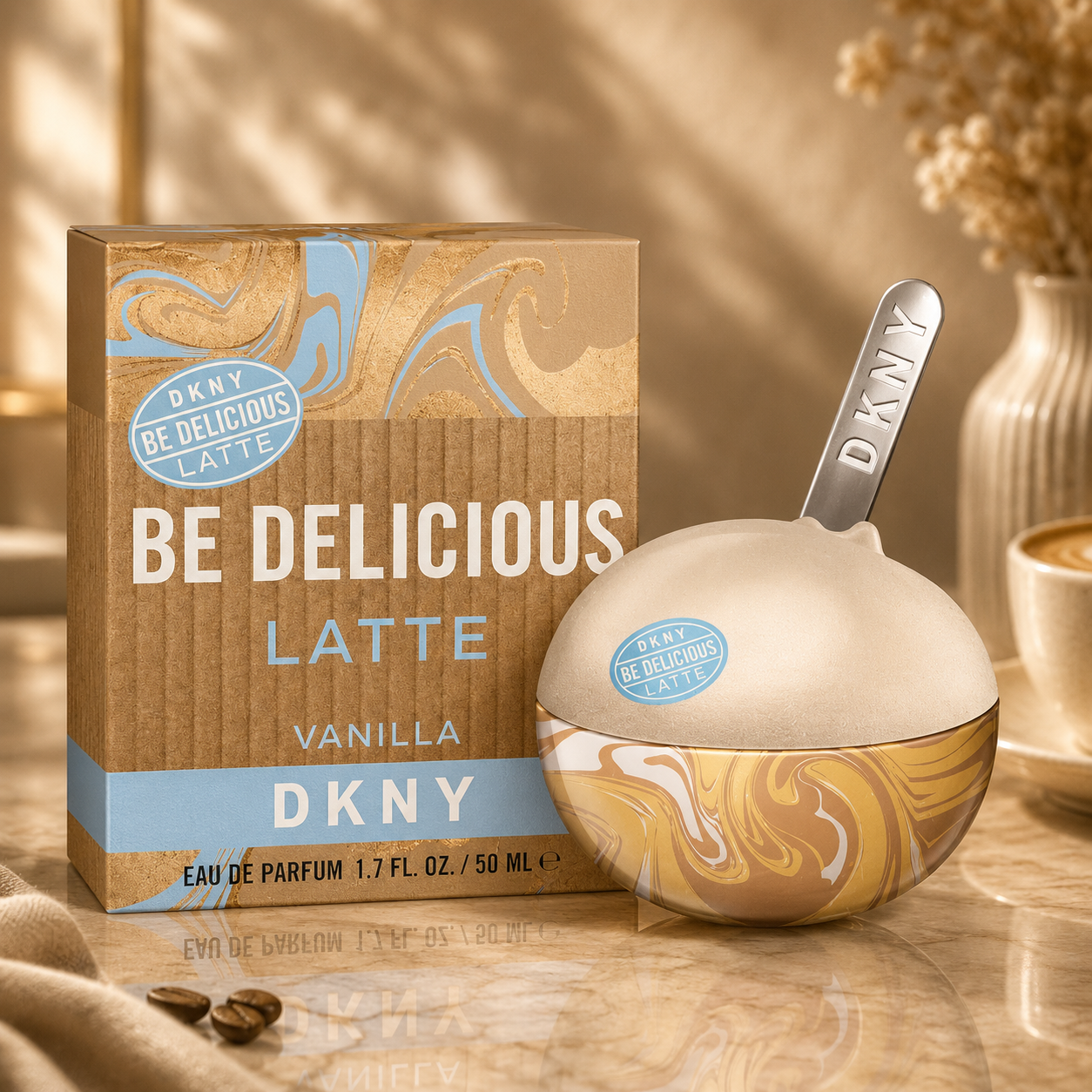 Dkny Be Delicious Latte Vanilla Eau De Parfum 1.7 oz for Women