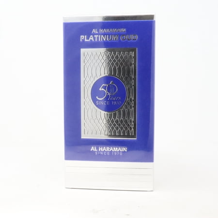 Al Haramain Platinum Oud Eau de Parfum 3.4 oz for Unisex