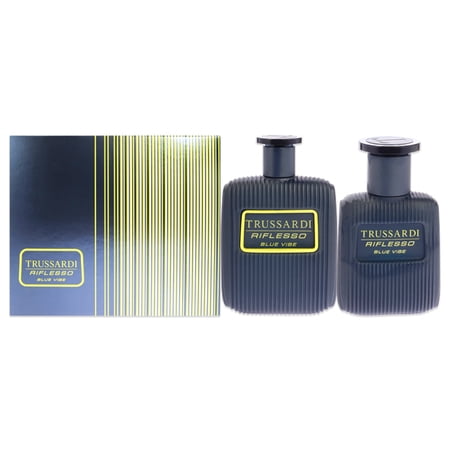 Trussardi Blue Vibe Eau de Toilette 3.4 oz for Men Includes 10 oz Shower Gel