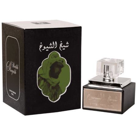 Lattafa Sheikh Al Shuyukh Black Eau De Parfum 1.7 oz 2 Pc Set 1.7 Eau De Parfum Spr + 1.7 Deo Spr for Men