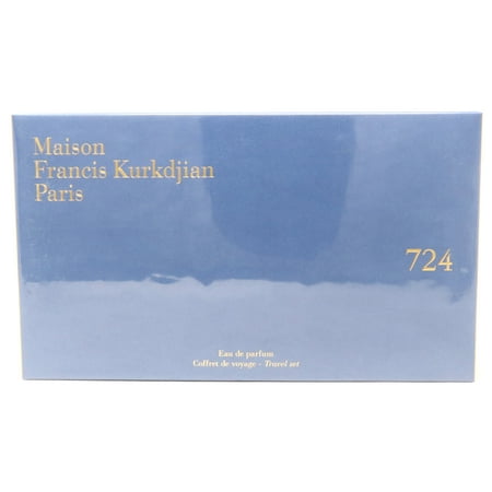 Maison Francis Kurkdjian 724 Eau De Parfum 5x0.37 oz 6 Pc Travel Set: Spr Refills + Globe Trotter Travel Spr Case