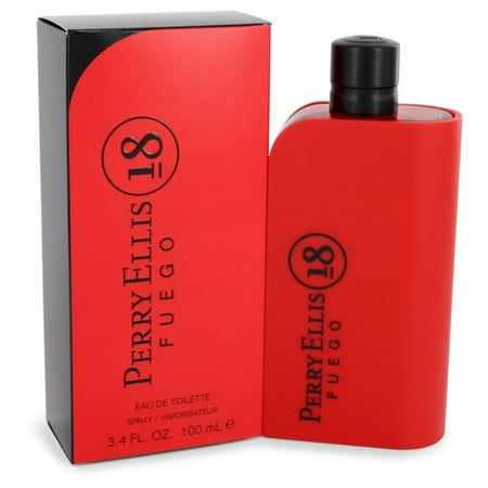 Perry Ellis 18 Fuego Eau De Toilette 3.4 oz for Men