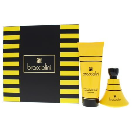 Braccialini 3.4 oz Eau de Parfum for Women 2PC Set 3.4 oz Eau de Parfum Spray, 6.8 oz Body Lotion
