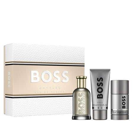 Hugo Boss Bottled #6 Eau De Parfum 3.3 oz 3pc Set 3.3 oz Shower Gel, 2.4 oz Deo Stick for Men