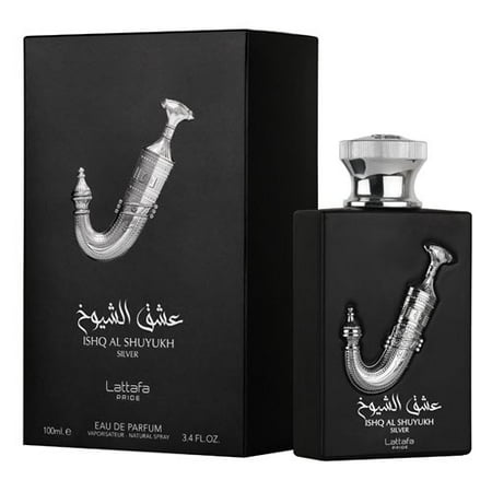 Lattafa Pride Ishq Al Shuyukh Silver Eau de Parfum 3.4 oz for Women