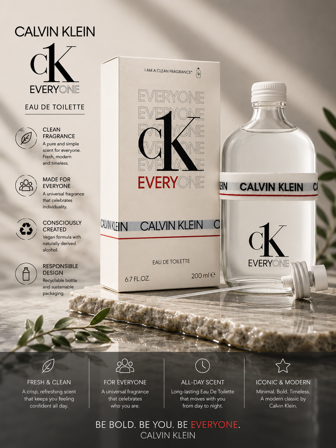 Ck Everyone Eau De Toilette 6.7 oz for Unisex