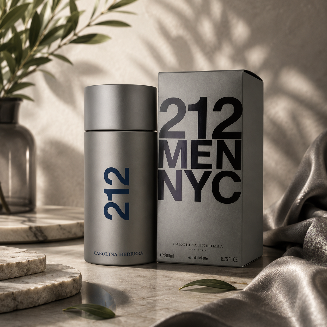 Carolina Herrera 212 Men Eau De Toilette 6.8 oz