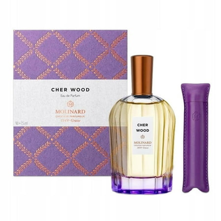 Molinard Cher Wood Eau de Parfum 2.5 oz for Women Gift Set Includes Eau de Parfum, Body Lotion