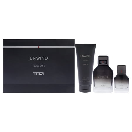 Tumi Unwind Eau de Parfum 3.4 oz, BW 6.7 oz, Eau de Parfum 1.0 oz for Men