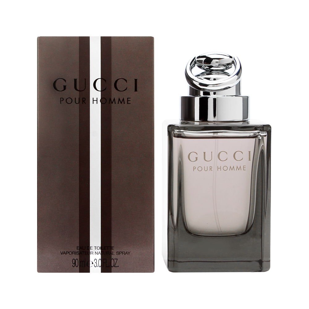 Gucci Pour Homme Eau De Toilette Spray 3.0oz for Men