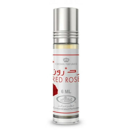 Al Rehab Red Rose Concentrated Perfume 0.2 oz for Women