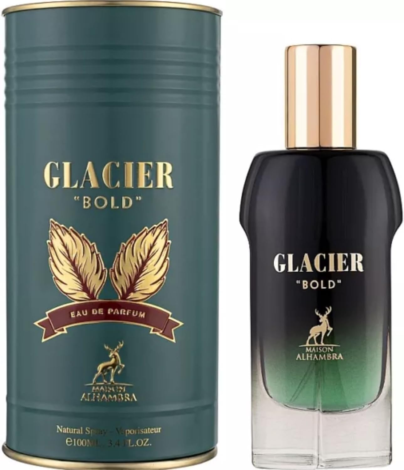 Lattafa Maison Alhambra Glacier Bold Eau De Parfum 3.4 oz for Unisex