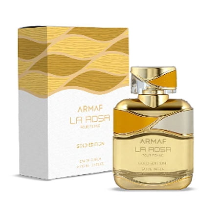 Armaf La Rosa Gold Edition Eau De Parfum 3.4 oz for Women
