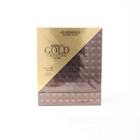 Al Haramain Gold Crystal Oudh Eau de Parfum 3.33 oz for Men