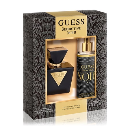 Guess Seductive Noir 2pc Set Eau de Toilette 2.5 oz & Fragrance Mist 4 oz for Women