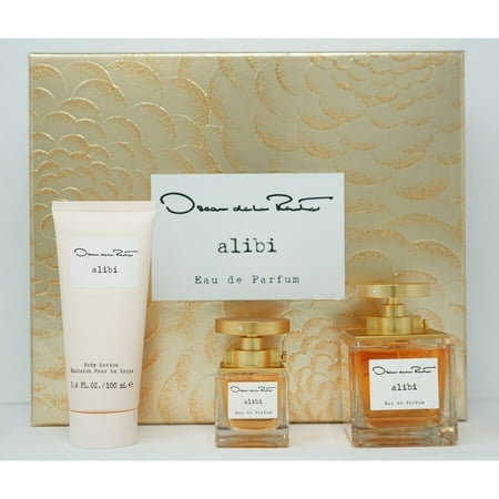 Oscar de La Renta Alibi Eau de Parfum 3.4 oz for Women Gift Set: Includes Eau de Parfum 3.4 oz, Body Lotion 1.0 oz